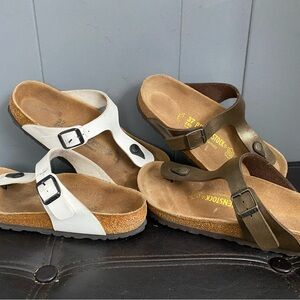 Lot 2 Birkenstock Gizeh Sandal 37/6 Women’s